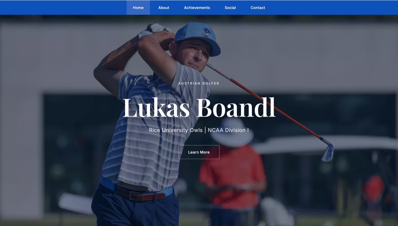 Lukas Boandl athlete showcase