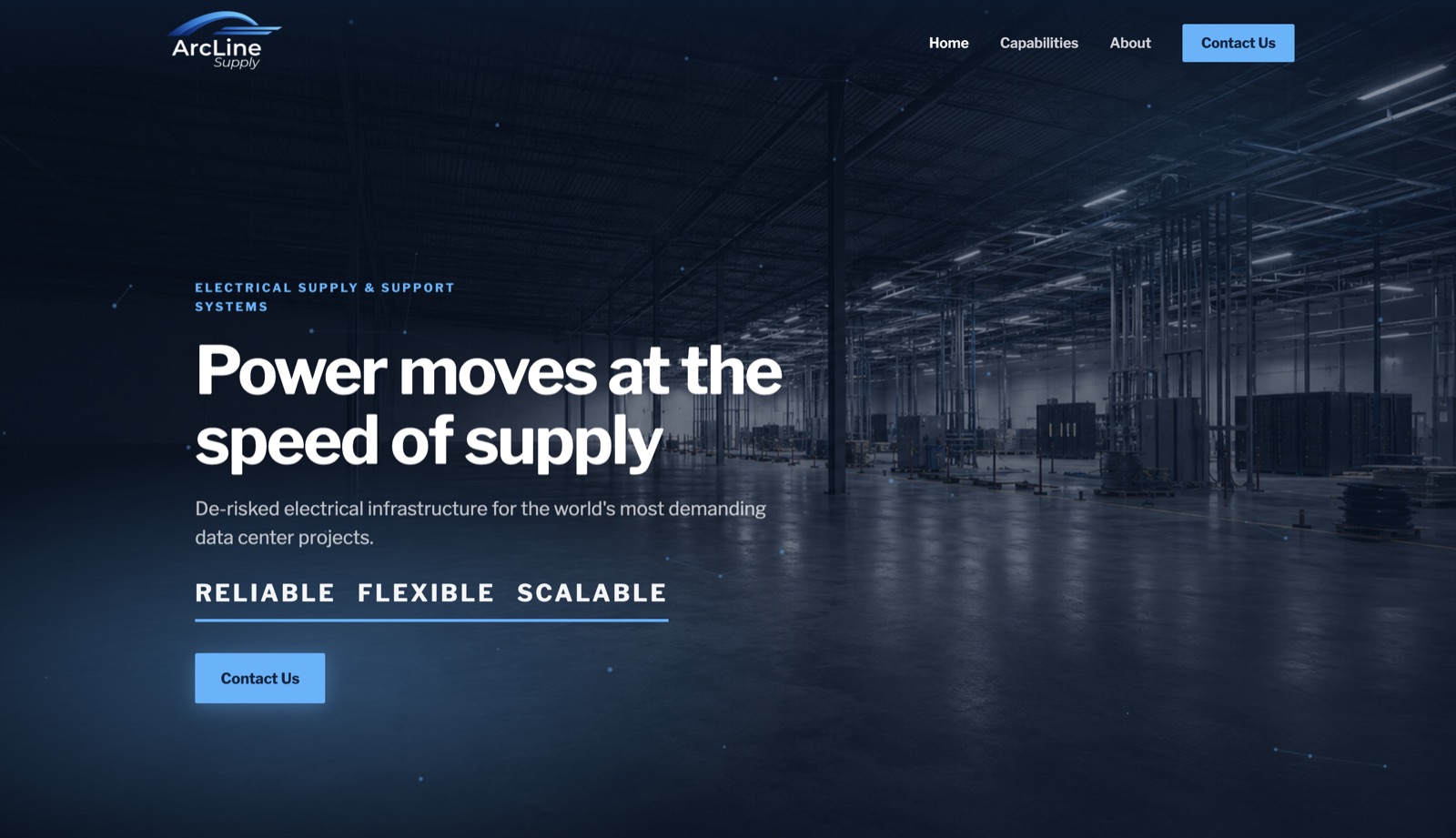 ArcLine Supply website