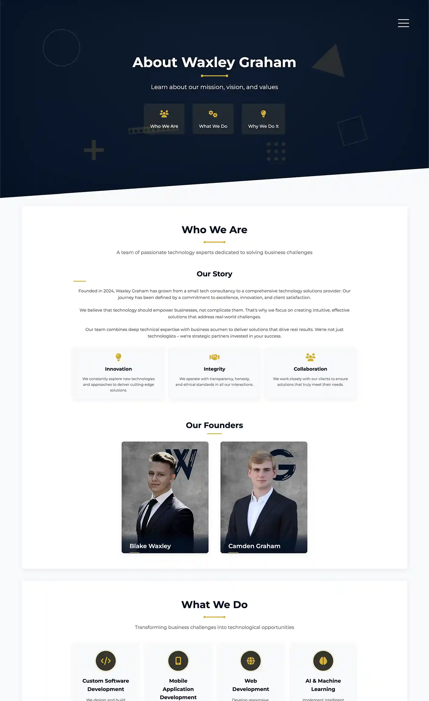 About Page Preview